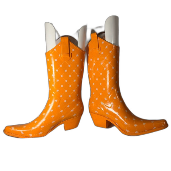 Chic Orange Women's Winter & Rain Boots - Picture 1 of 12